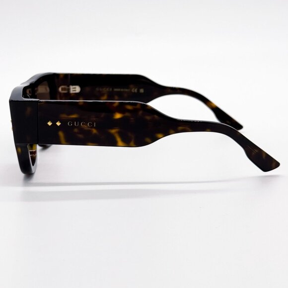 NEW GUCCI GG1262S 002 SUNGLASSES UNISEX HAVANA EYEWEAR - Picture 6 of 10